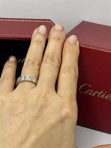 cartier love ring 5.5 mm.